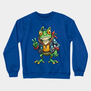 Frog Thug Life Crewneck Sweatshirt